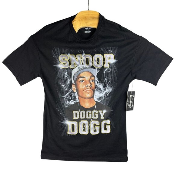 Snoop Doggy Dogg Graphic T-Shirt XS Dogg Supply By Snoop Dogg Black Cotton - Picture 1 of 8